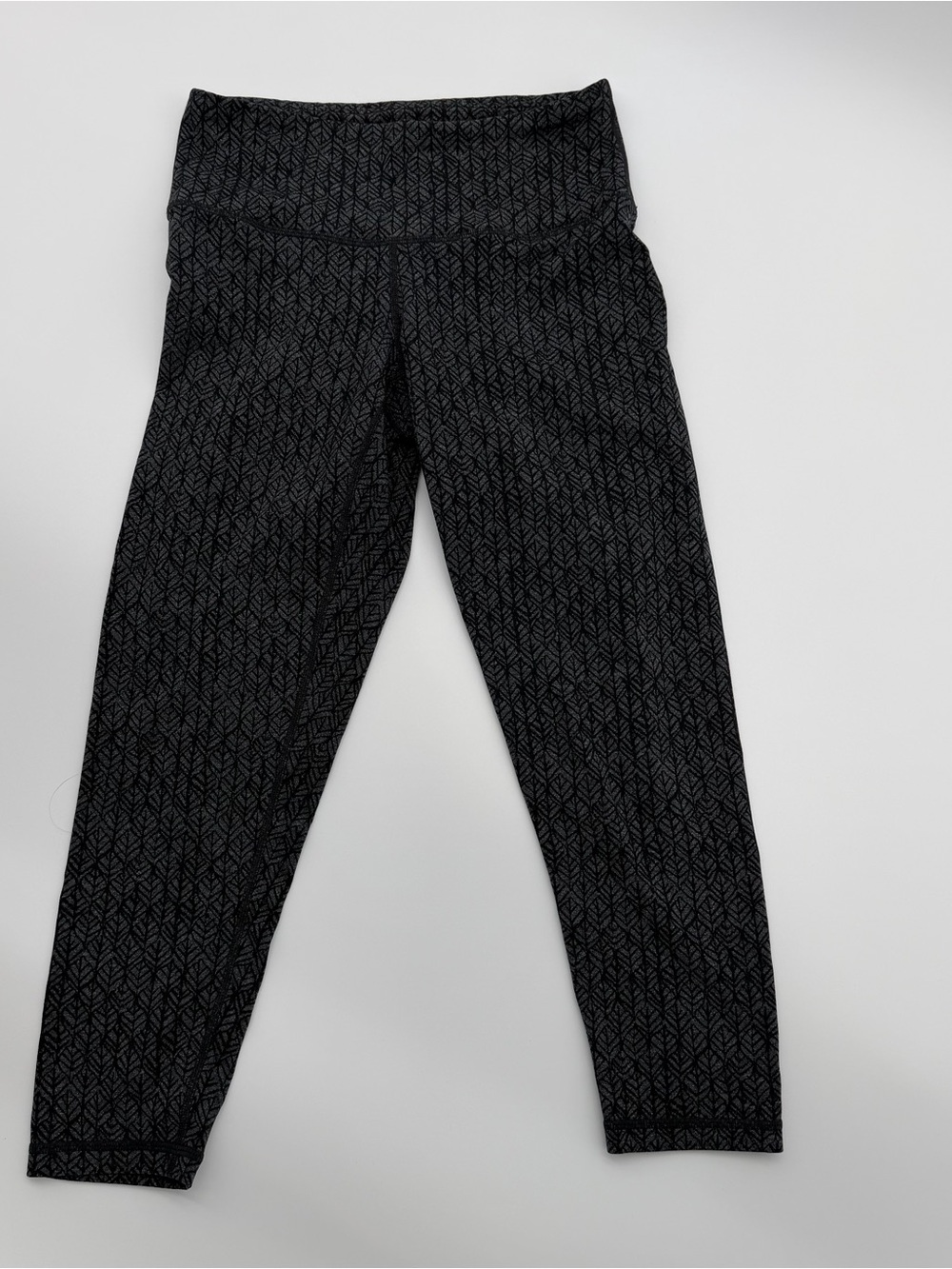 Prana Women's Black and Gray Geometric Leggings